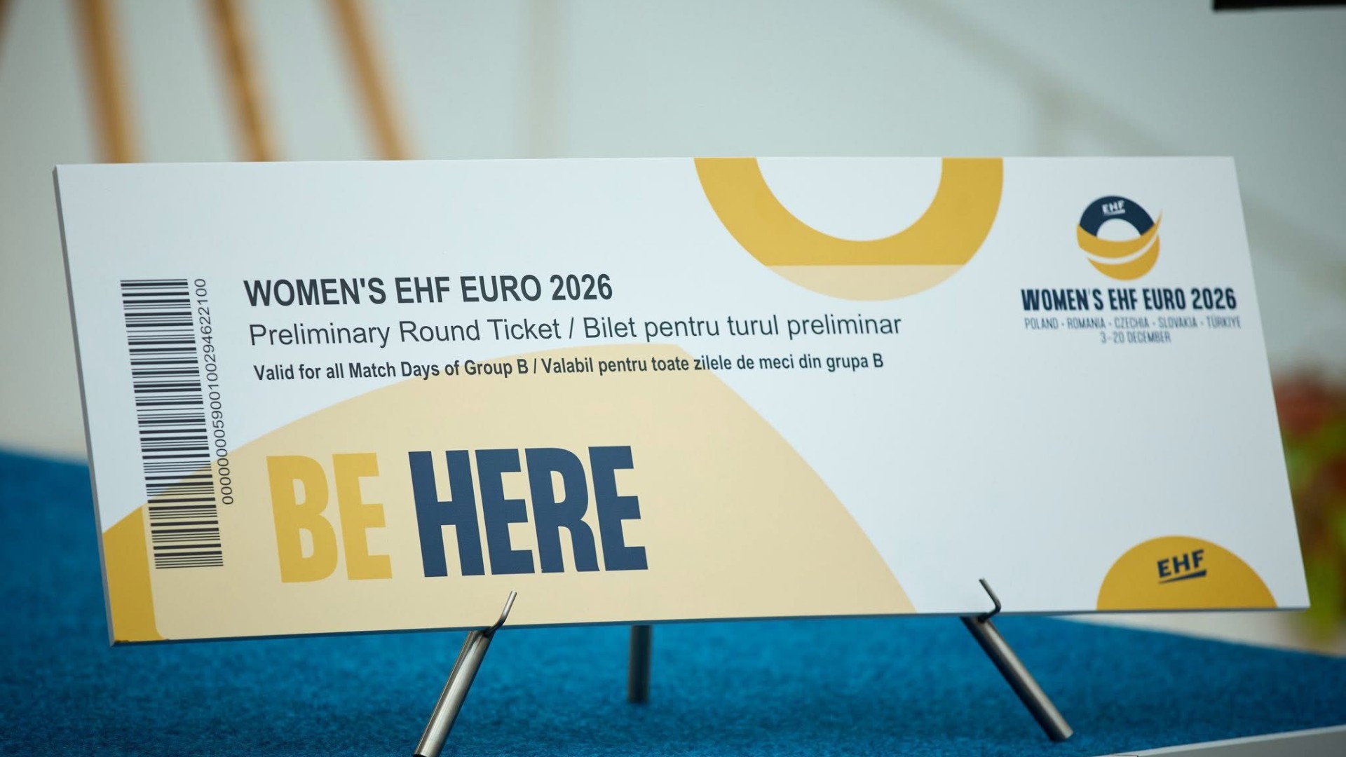 Conferință de presă: lansarea etapei Day Ticket pentru Women’s EHF EURO 2026