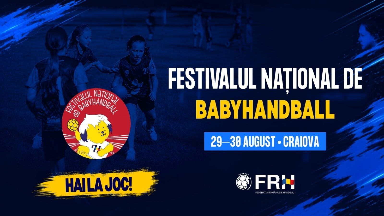 ÎNSCRIERI DESCHISE PENTRU FESTIVALUL NAȚIONAL BABY HANDBAL 2026